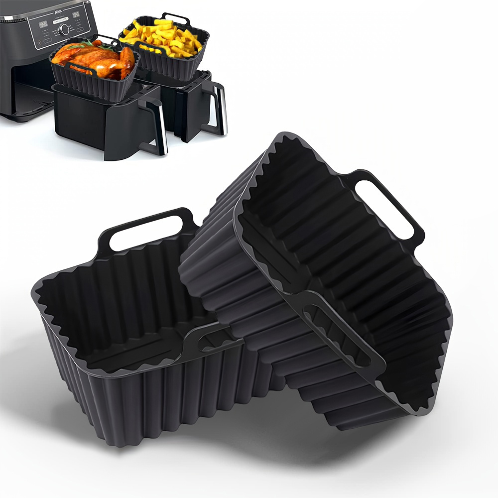 Air Fryer Silicone Pot Liner - 2 Adet Hava Fritözü İçin Silikon