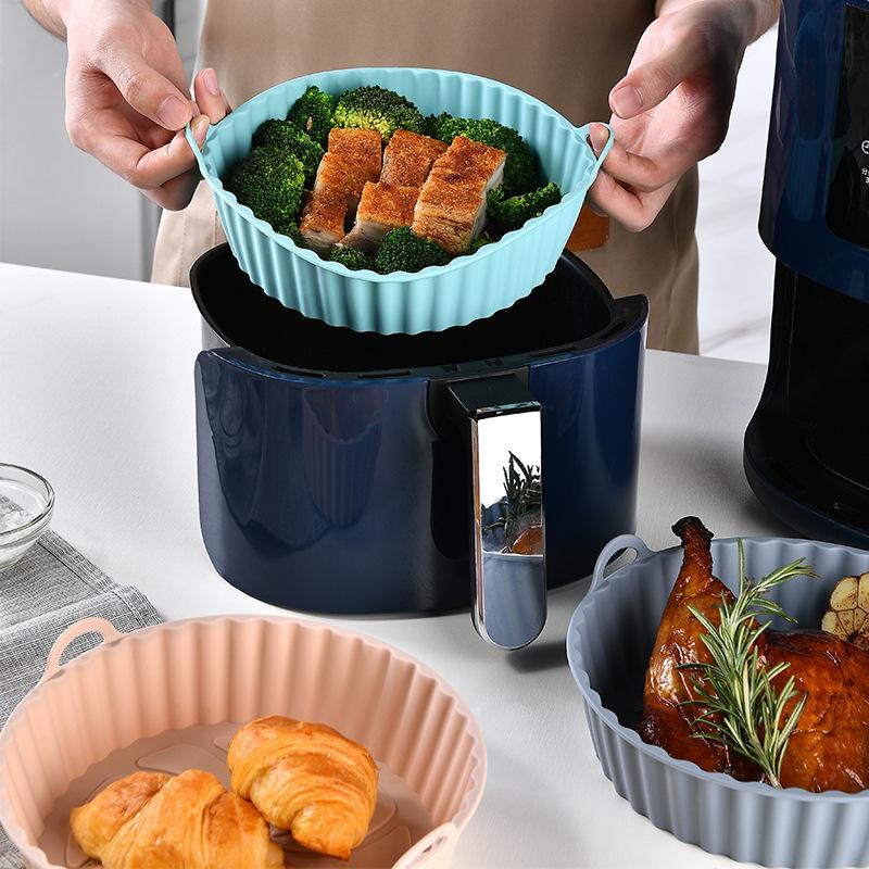 Air Fryer Silicone Pot Liner - C Hava Fritözü Silikon Tepsi Pişirme