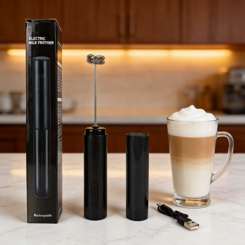 Electric Milk Frother Handheld - Elektrikli Süt Köpürtücü Taşınabilir Yumurta Çırpıcı