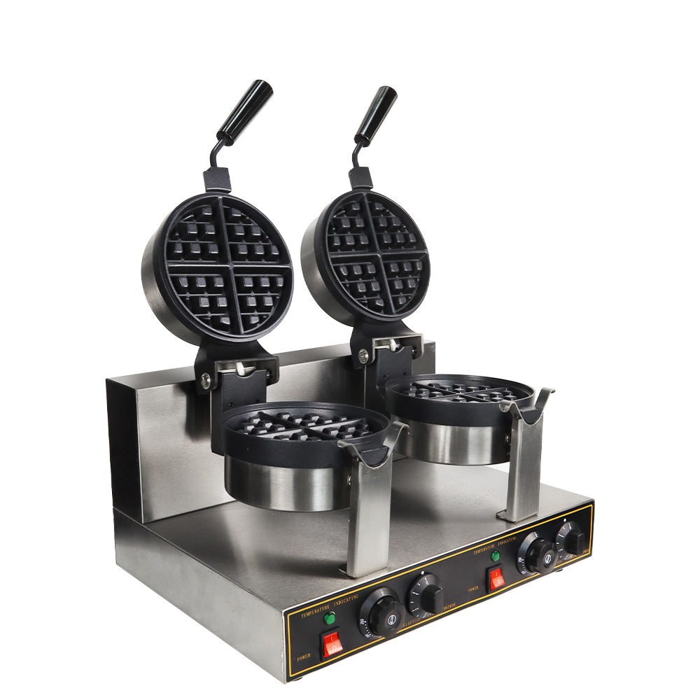 Mini Waffle Maker Machine - Çift Elektrikli Mini Belçika Waffle Makinesi,